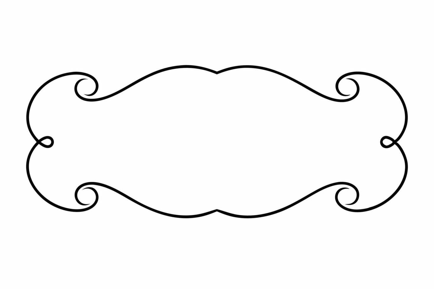 Elegant Frame Design with White Background, Illustration, Cartoons, Clipart, Line Art, Elegant frame design with white background, perfect for illustrations, cartoons, clipart, and line art vector