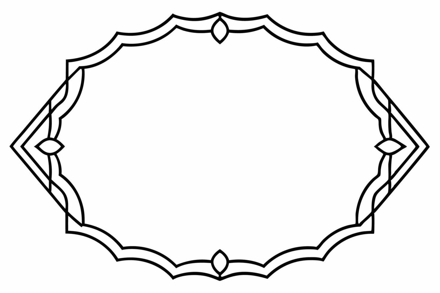 Elegant Frame Design with White Background, Illustration, Cartoons, Clipart, Line Art, Elegant frame design with white background, perfect for illustrations, cartoons, clipart, and line art vector