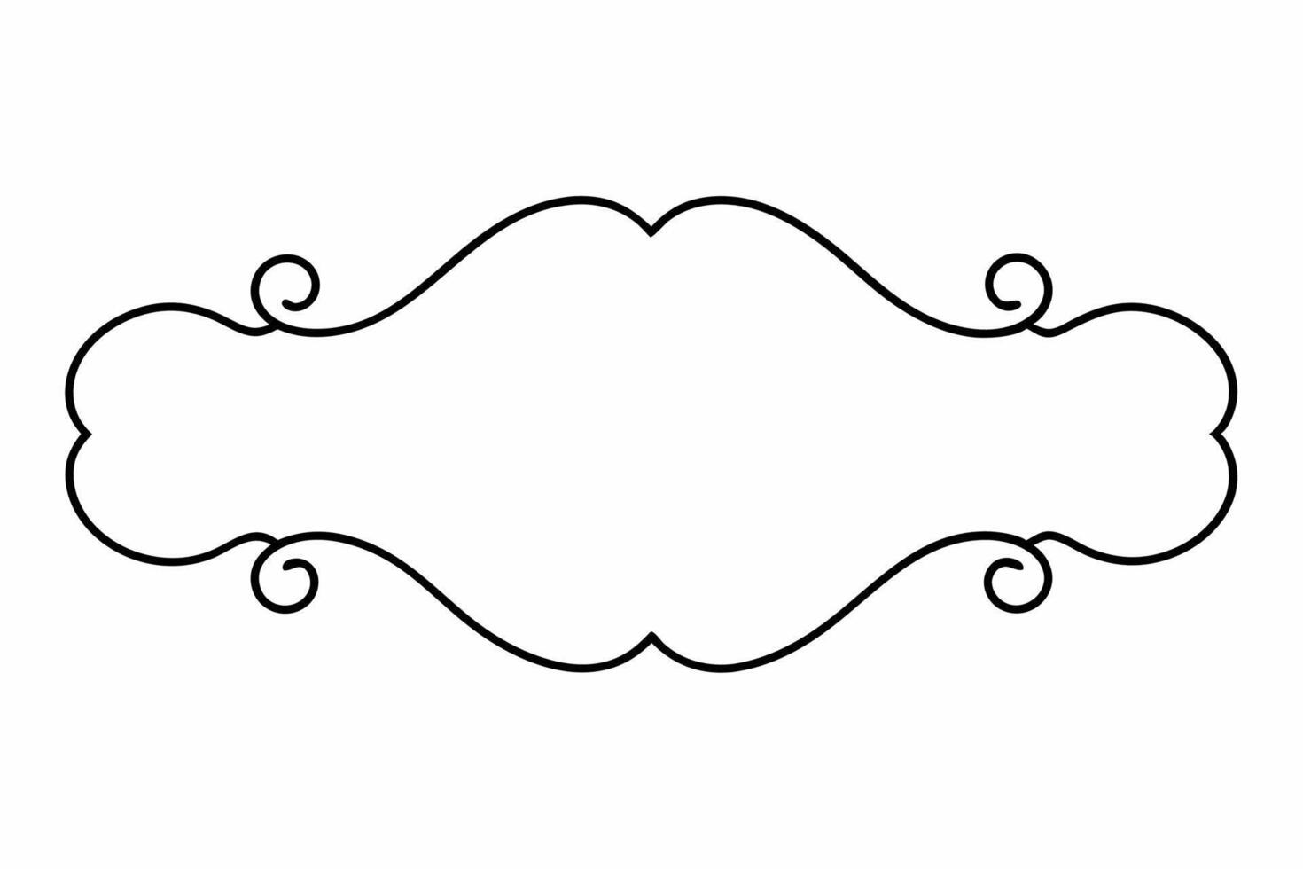 Elegant Frame Design with White Background, Illustration, Cartoons, Clipart, Line Art, Elegant frame design with white background, perfect for illustrations, cartoons, clipart, and line art vector