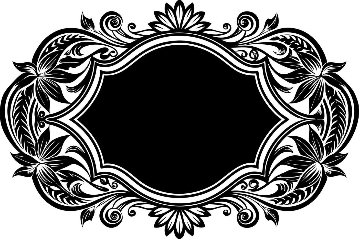 Elegant Frame Design with White Background, Illustration, Cartoons, Clipart, Line Art, Elegant frame design with white background, perfect for illustrations, cartoons, clipart, and line art vector