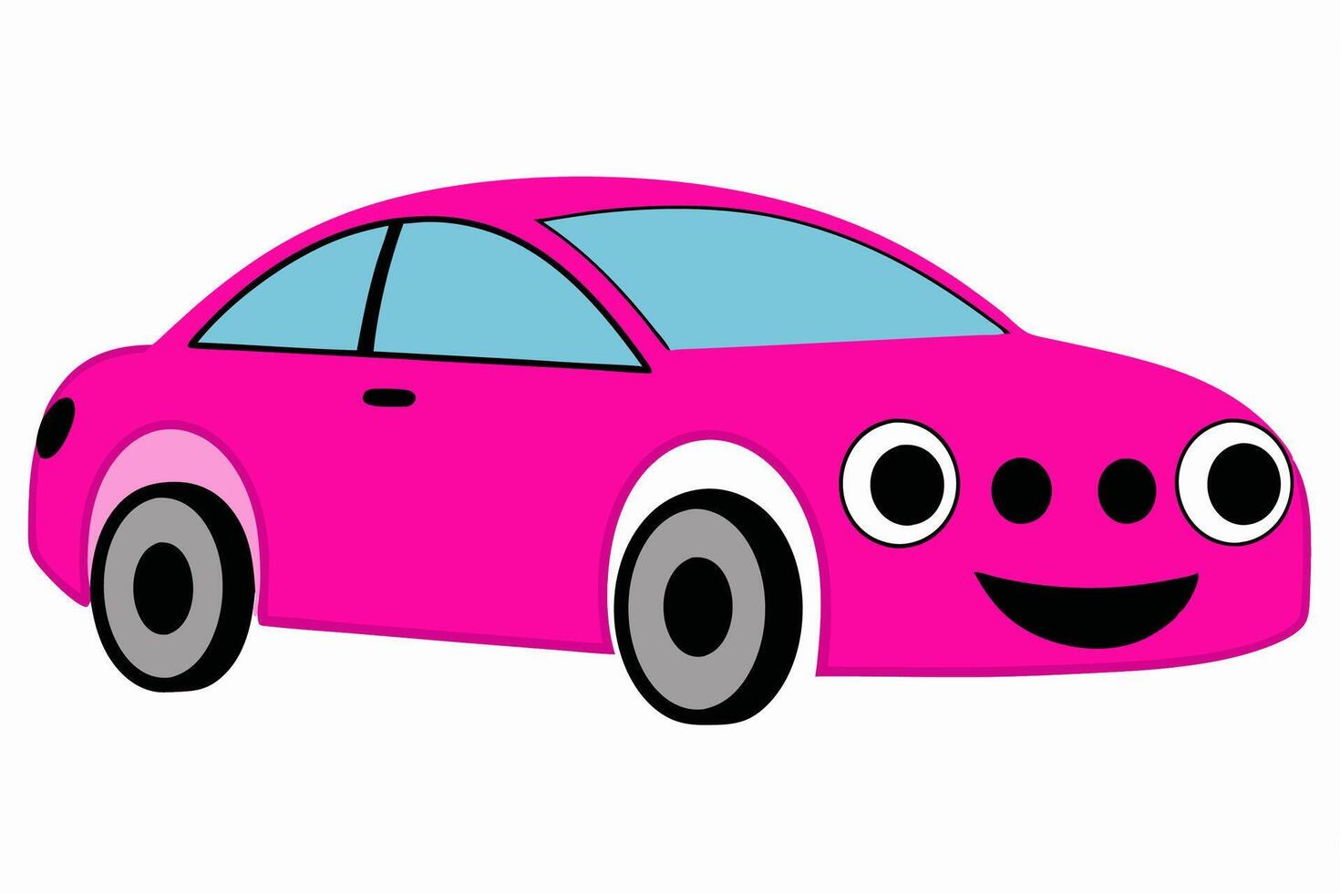 Audi A4 Car Illustration Cartoons, Clipart, Line Art Design on White Background, Audi A4 Car illustration clean, detailed, and versatile design for various uses. vector