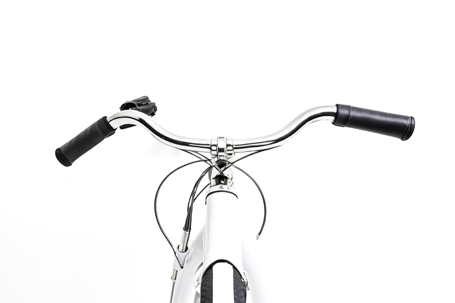 Close-up of a Bicycle Handlebars photo
