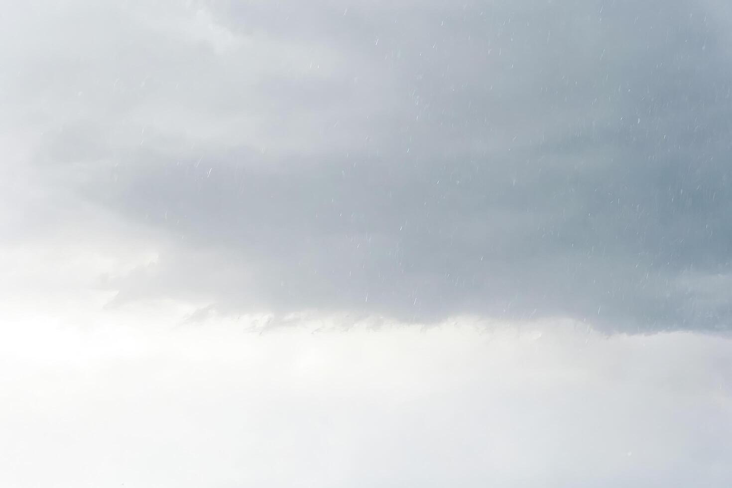 Grey sky with light rain photo