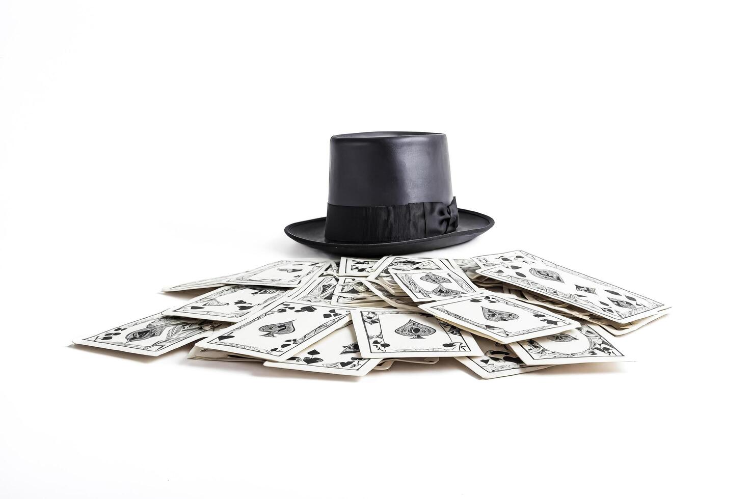 Top Hat and Playing Cards photo