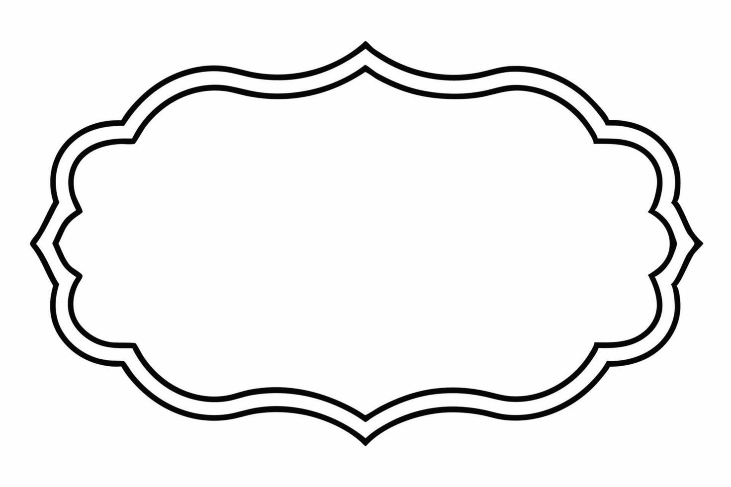 Border with White Background Illustration, Cartoons, Clipart, Line Art Design, Border with white background perfect for illustrations, cartoons, clipart, and line art design vector