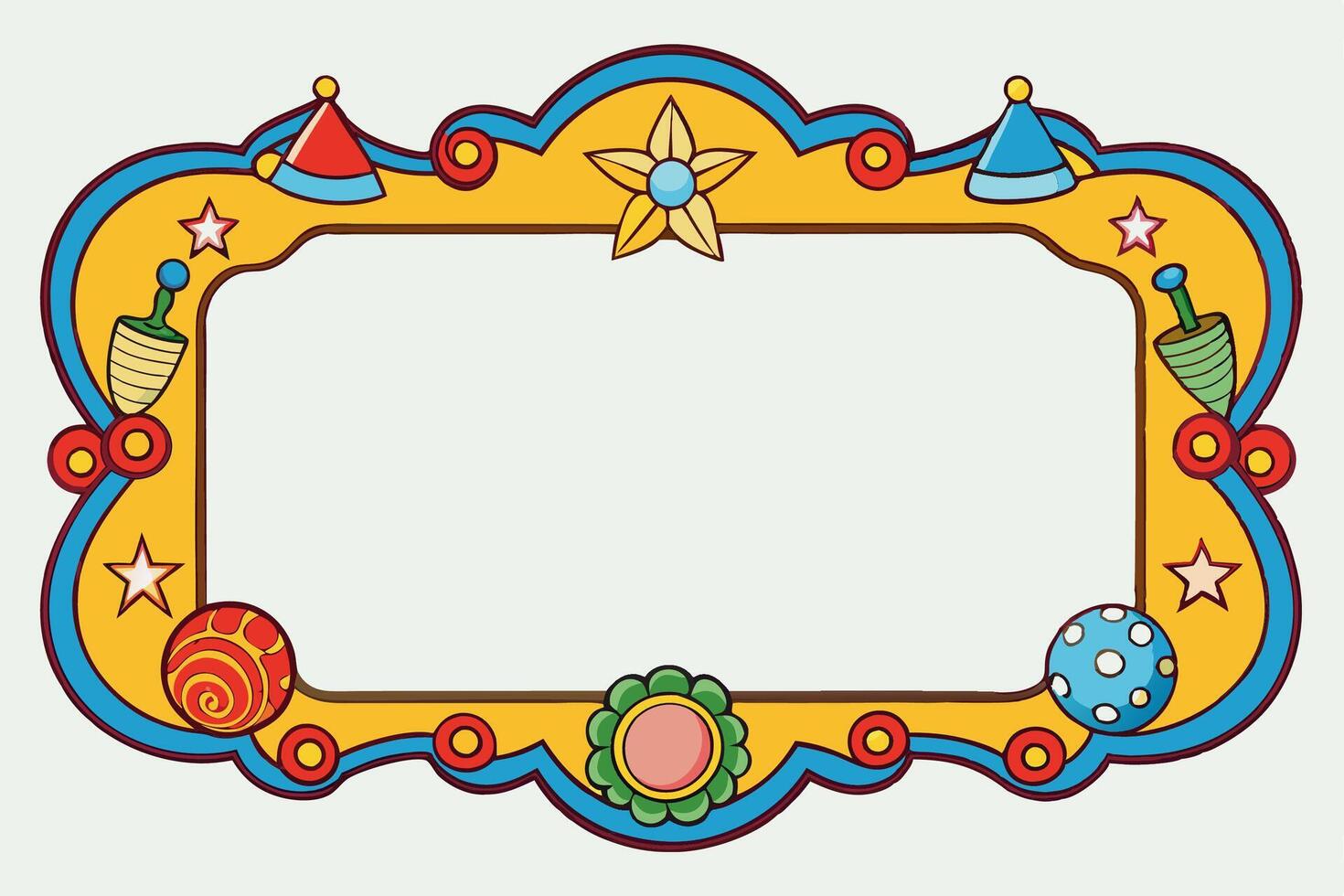 Border with White Background Illustration, Cartoons, Clipart, Line Art Design, Border with white background perfect for illustrations, cartoons, clipart, and line art design vector