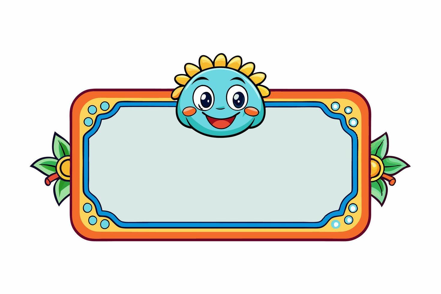 Border with White Background Illustration, Cartoons, Clipart, Line Art Design, Border with white background perfect for illustrations, cartoons, clipart, and line art design vector
