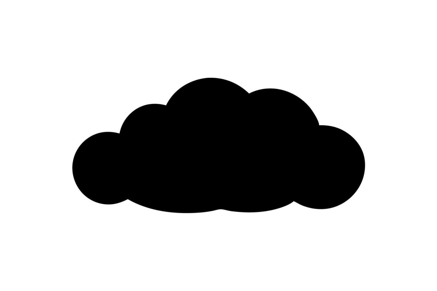 Cloud with White Background Illustration, Cartoon, Clipart, and Line Art Design, Cloud illustration, cartoon, clipart, and line art with a white background vector
