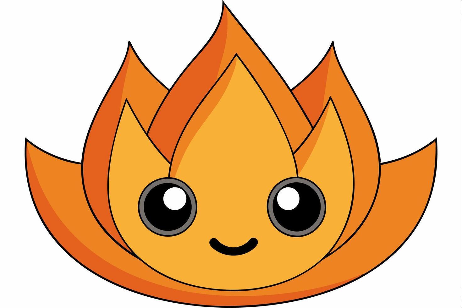 Fire with White Background Illustration, Cartoons, Clipart, and Line Art Design, Fire illustration with white background , cartoons, clipart, line art design vector