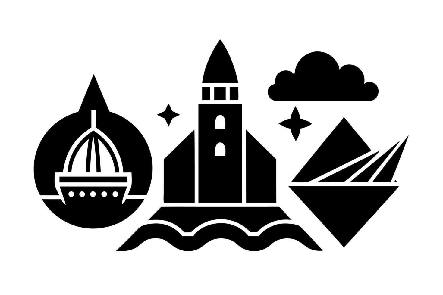 White Background Icons Illustration Cartoons, Clipart, and Line Art Designs, White background icons illustrations including cartoons, clipart, and line art designs vector