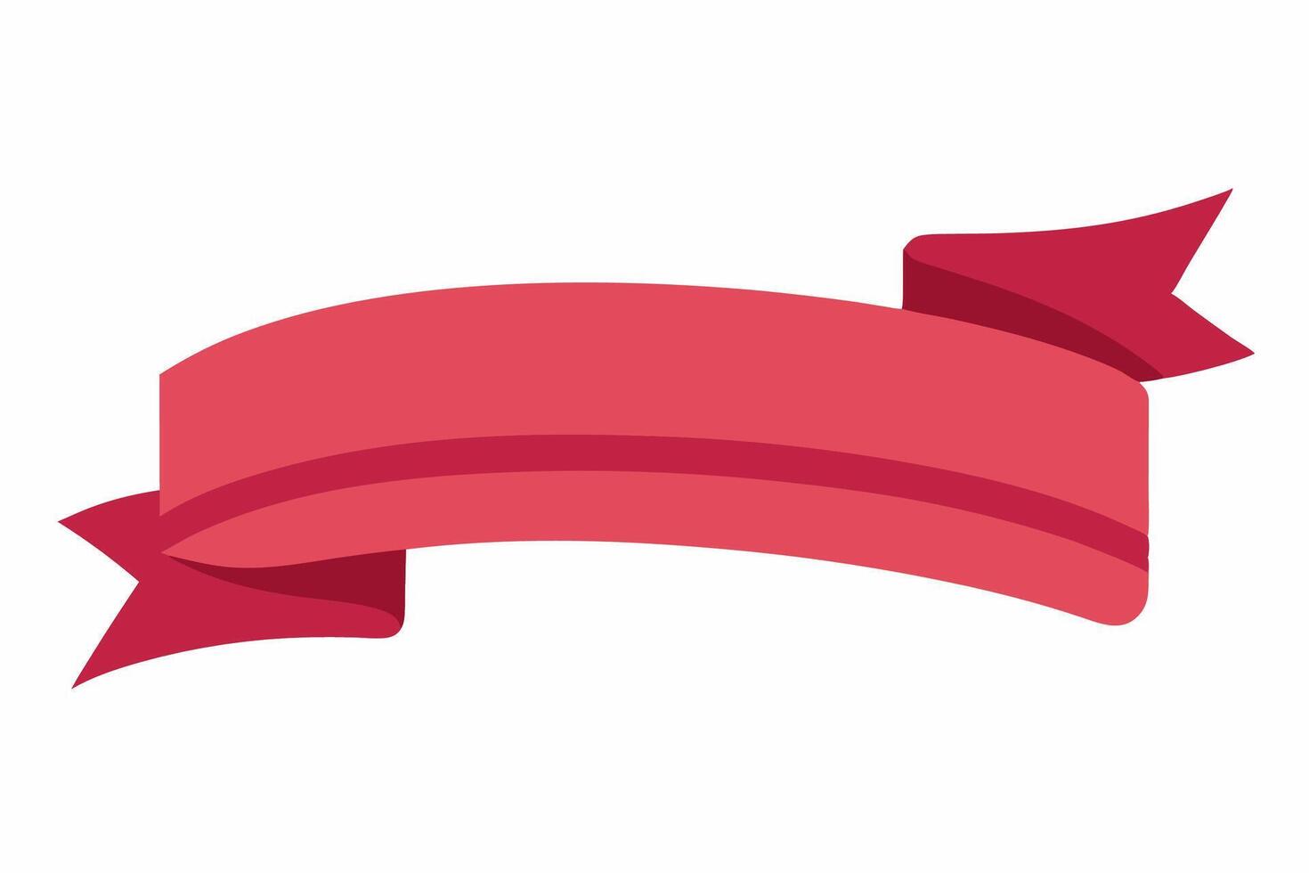 Elegant Ribbon with White Background Illustration, Cartoons, Clipart, and Line Art Design, Elegant ribbon design in various styles on a white background, perfect for any digital project. vector
