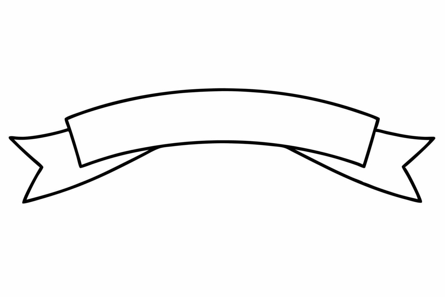 Elegant Ribbon with White Background Illustration, Cartoons, Clipart, and Line Art Design, Elegant ribbon design in various styles on a white background, perfect for any digital project. vector