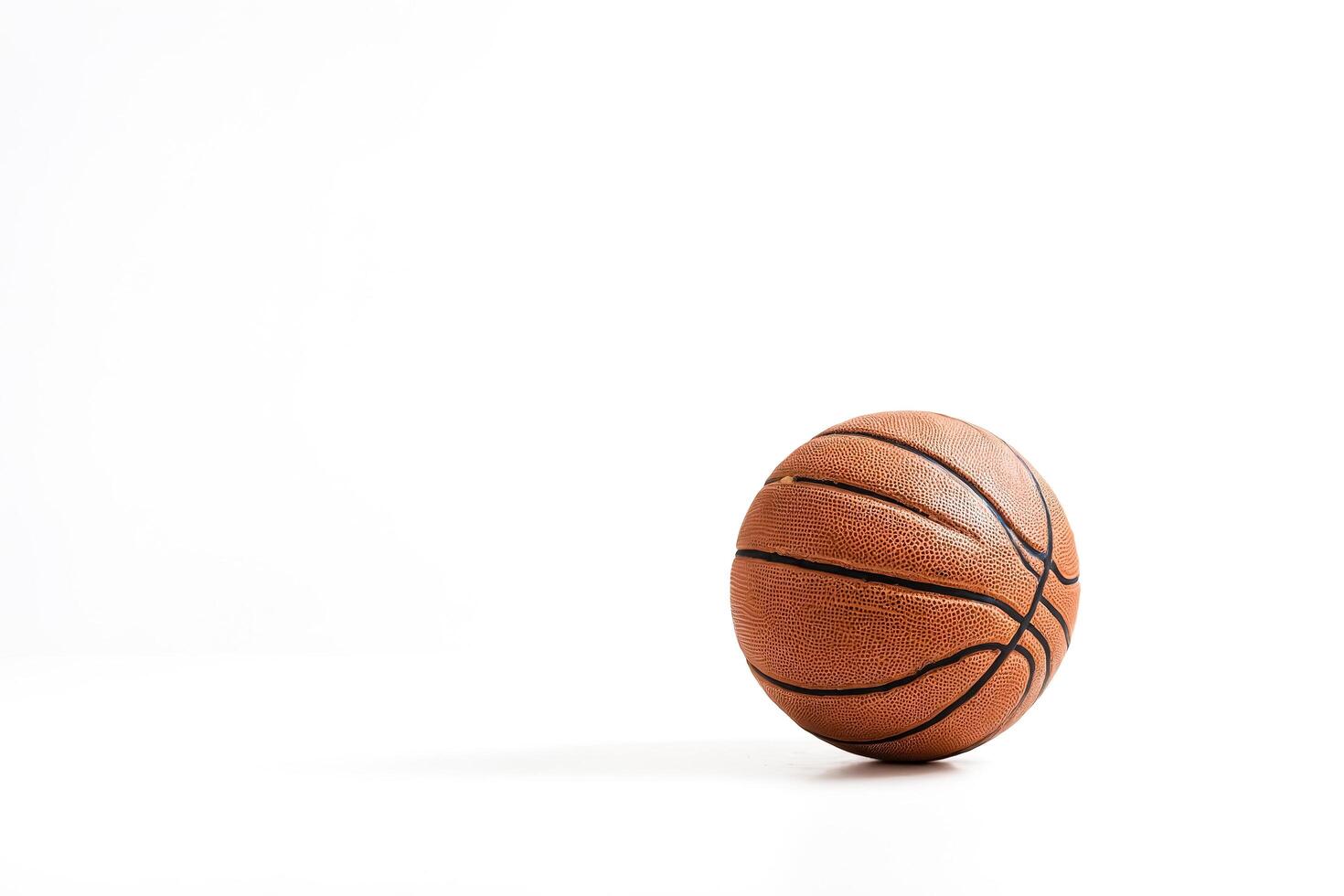 Basketball on White Background photo