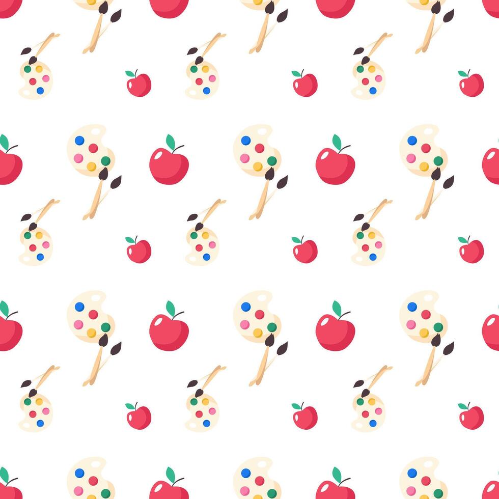 seamless pattern for back to school season, seamless pattern for school season vector
