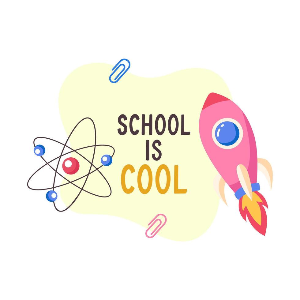 illustration for back to school season vector