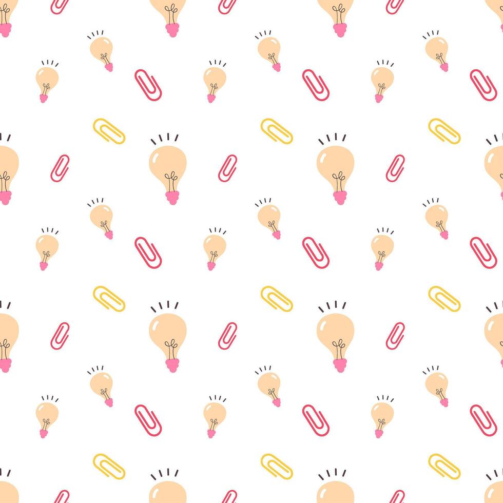 seamless pattern for back to school season, seamless pattern for school season vector