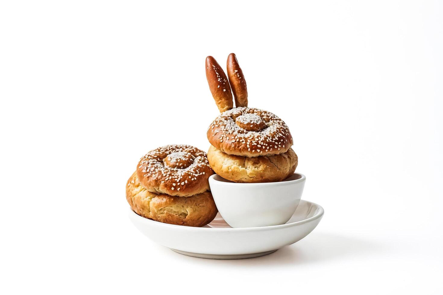 Easter Bunny Bread Rolls photo