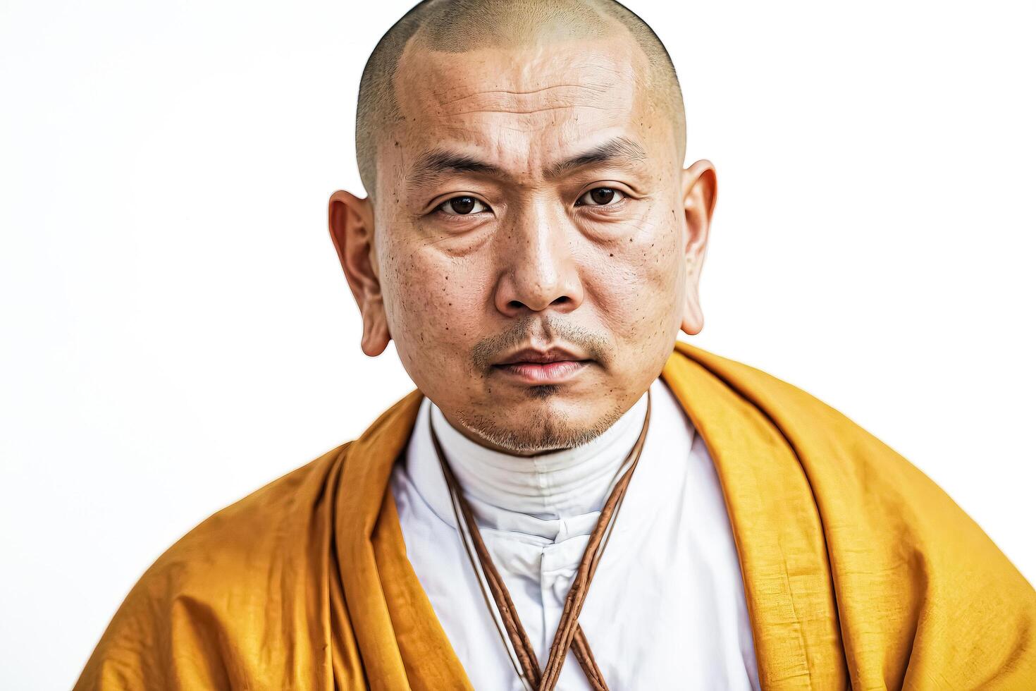 Portrait of a Buddhist Monk photo