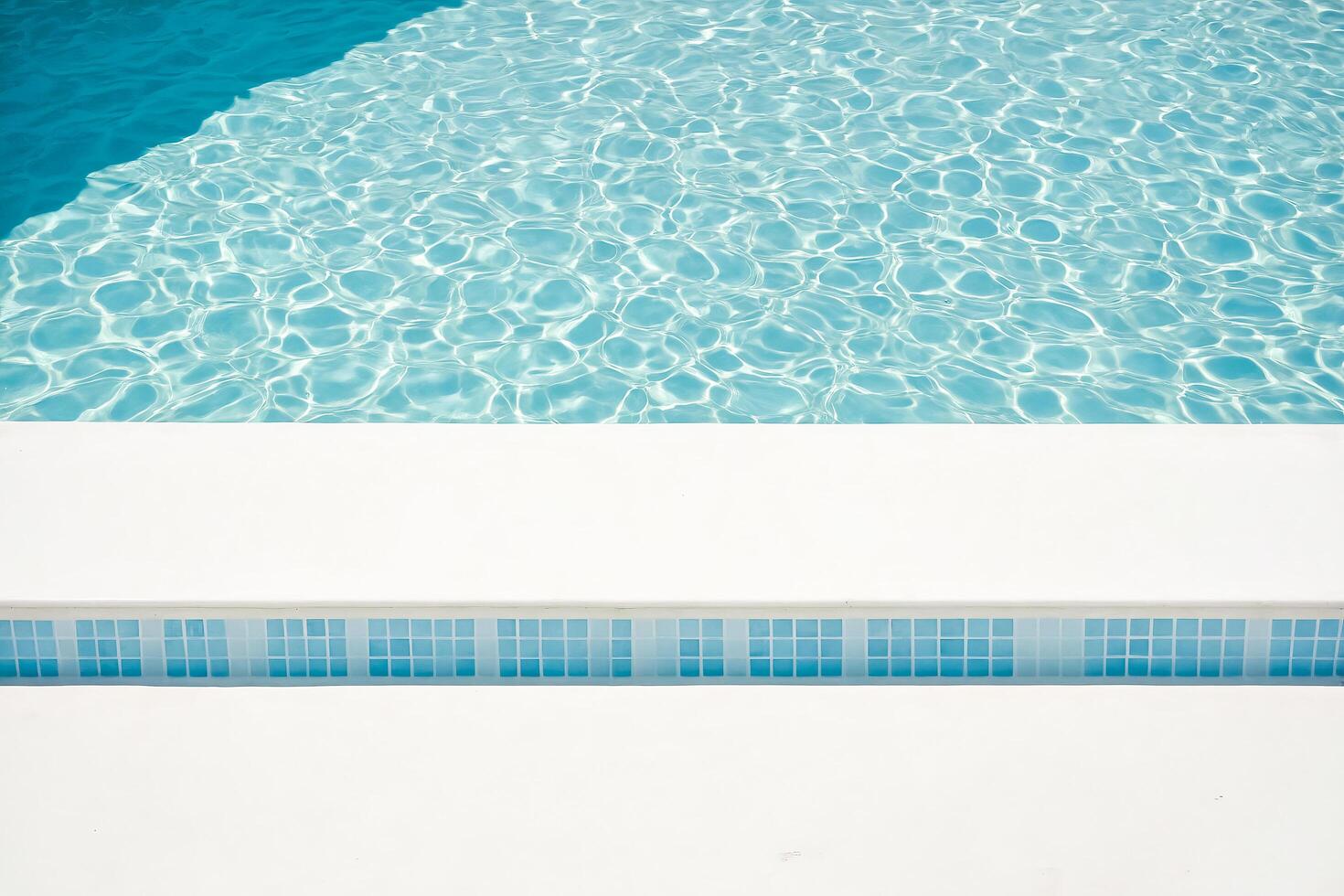 Blue Water Ripple in the Pool photo