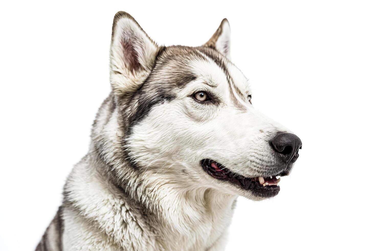 Close-up of a Husky's Face photo