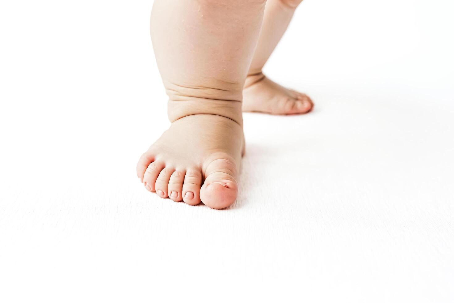 Baby Feet Taking First Steps photo