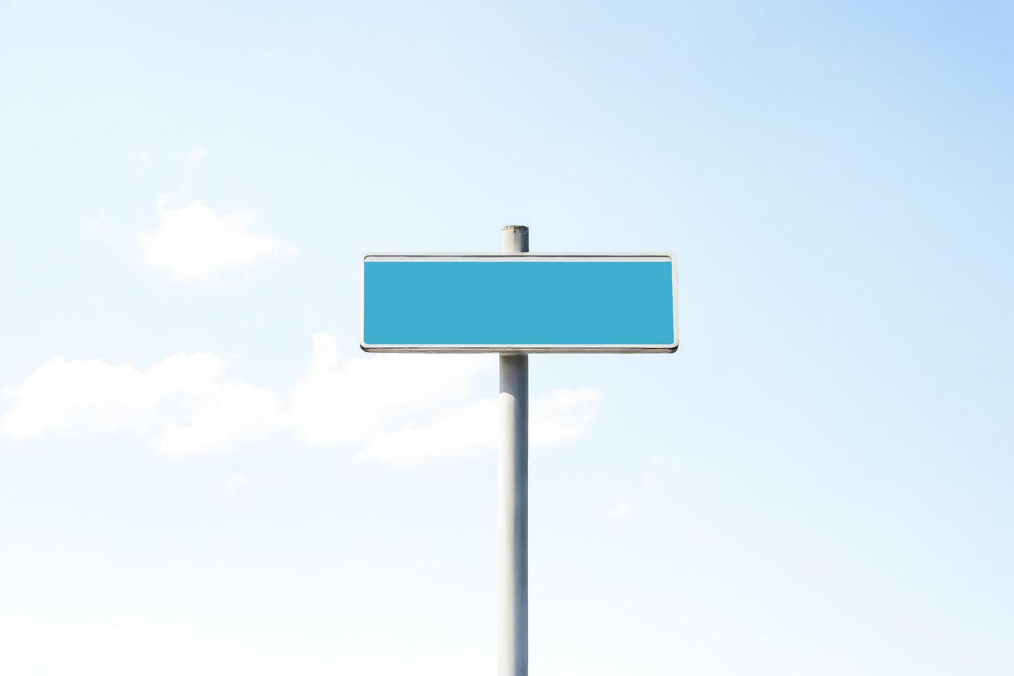Limit Sign Against a Blue Sky photo
