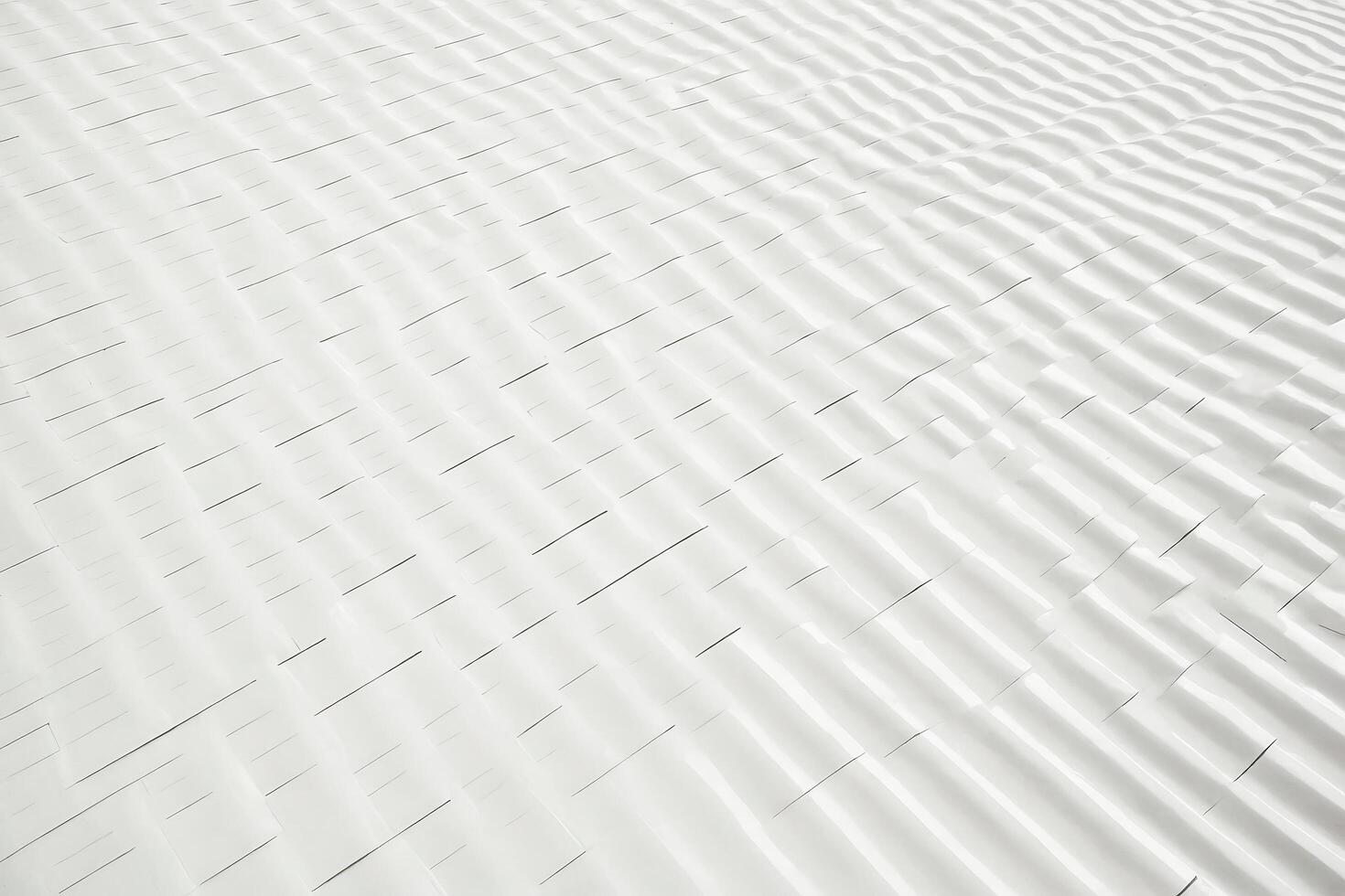 Abstract White Geometric Pattern photo