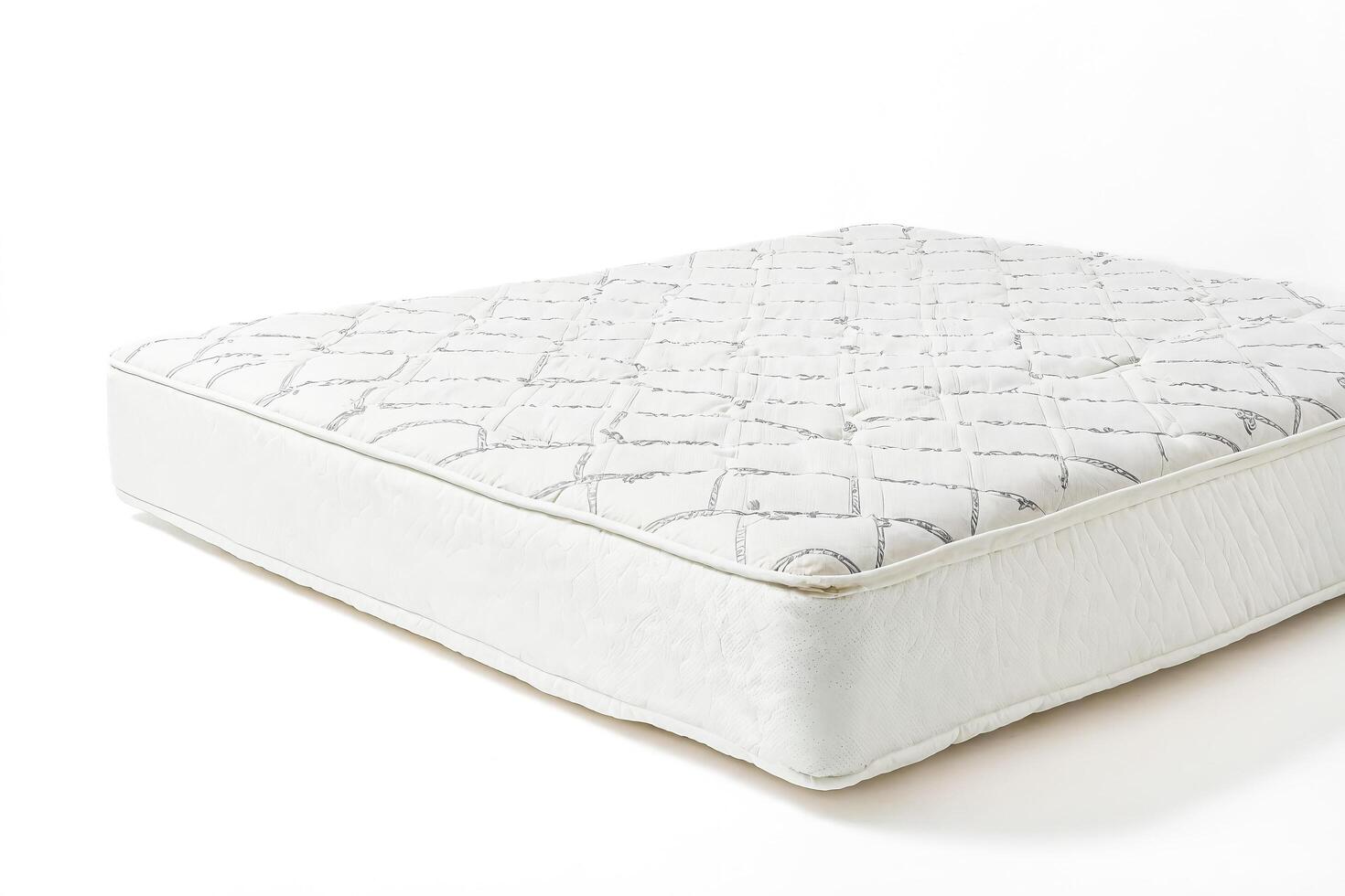 White Mattress with Quilted Top photo