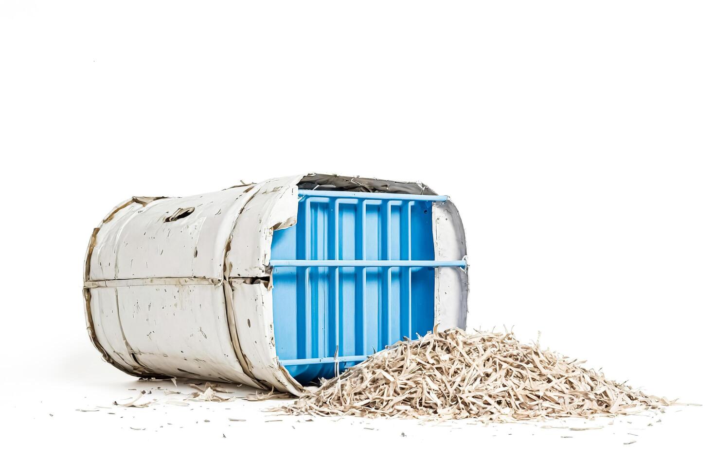 Broken Metal Container photo