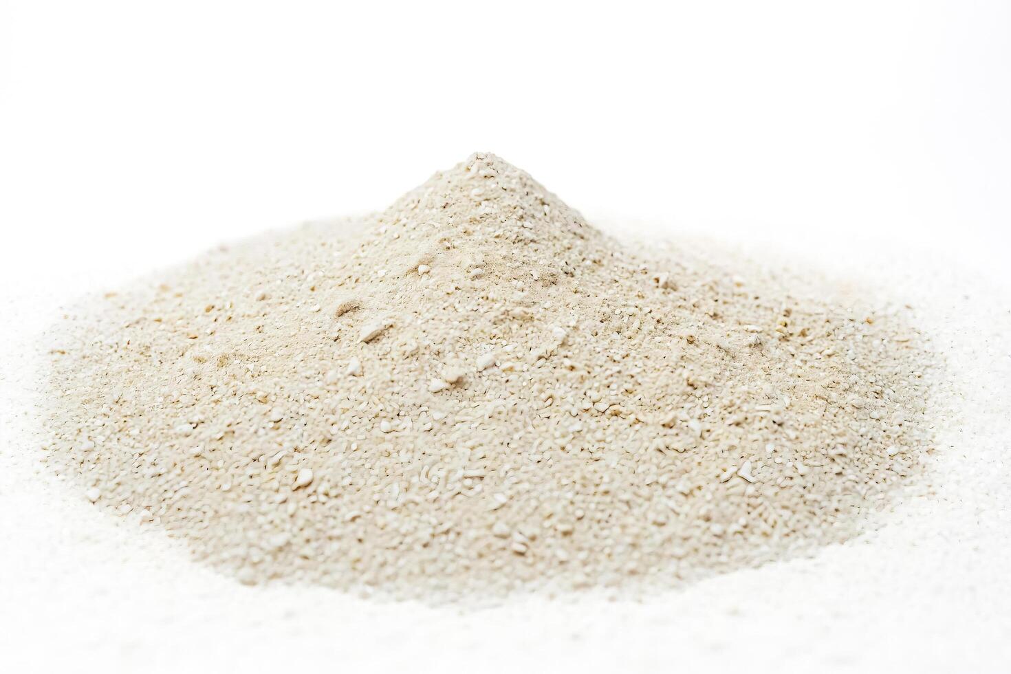 Close-up of a Pile of White Powder photo