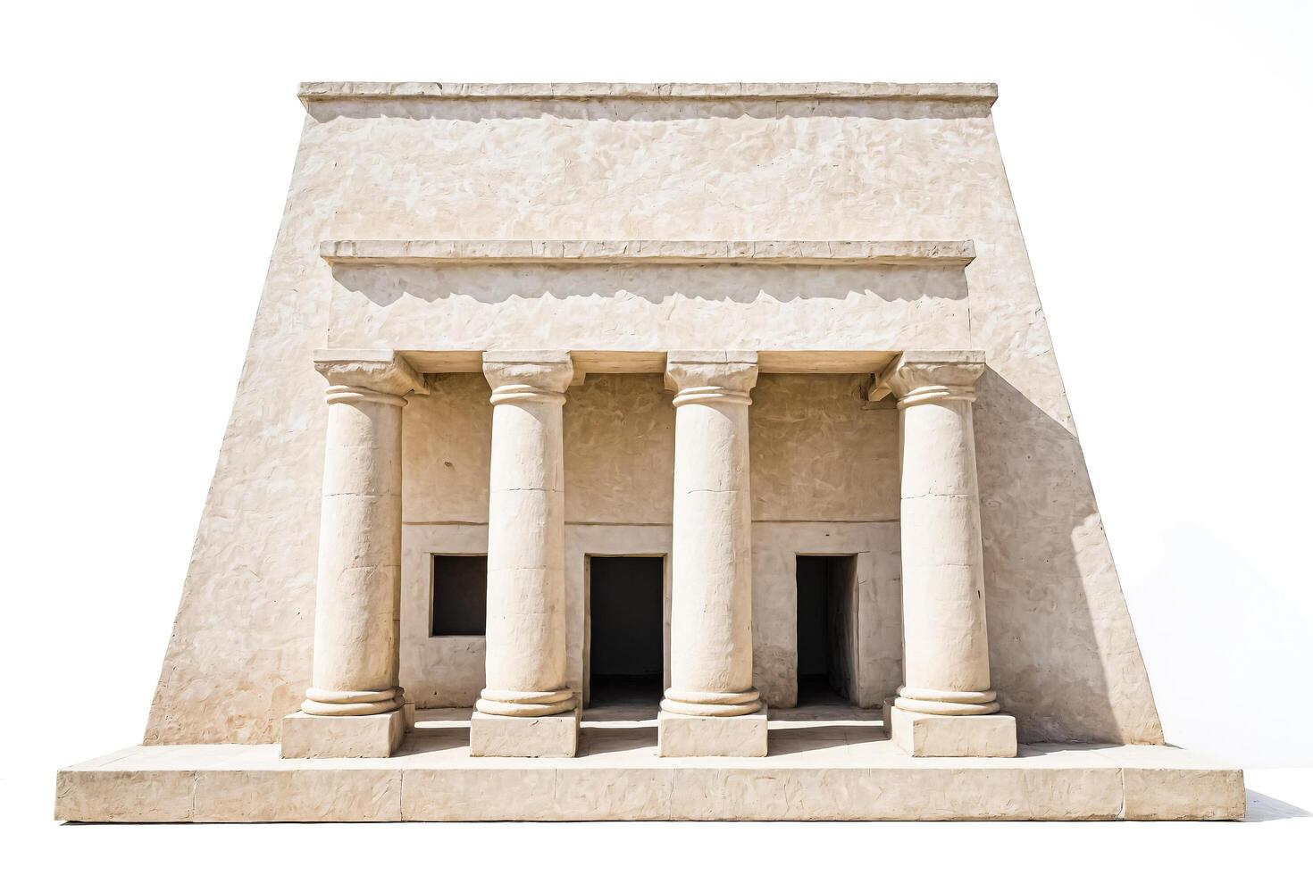Ancient Roman Temple Facade photo