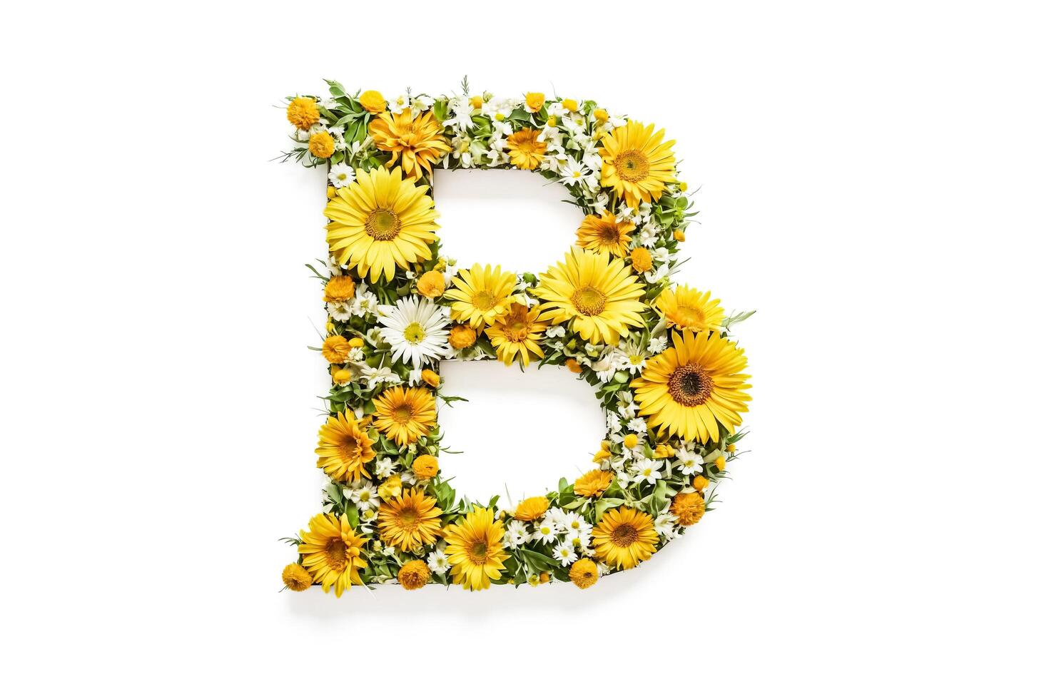 Floral Letter B photo