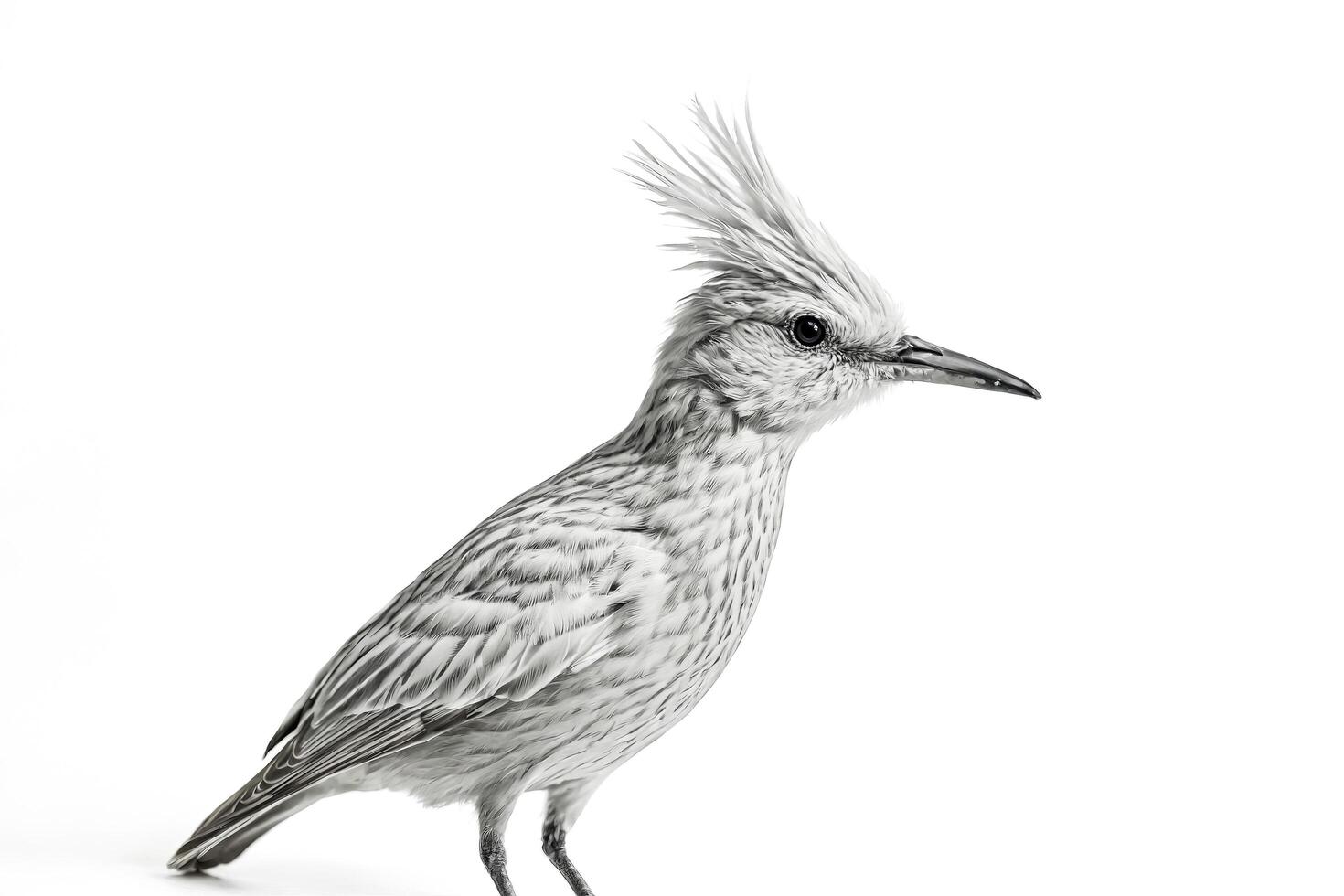 White Bird with a Crest photo
