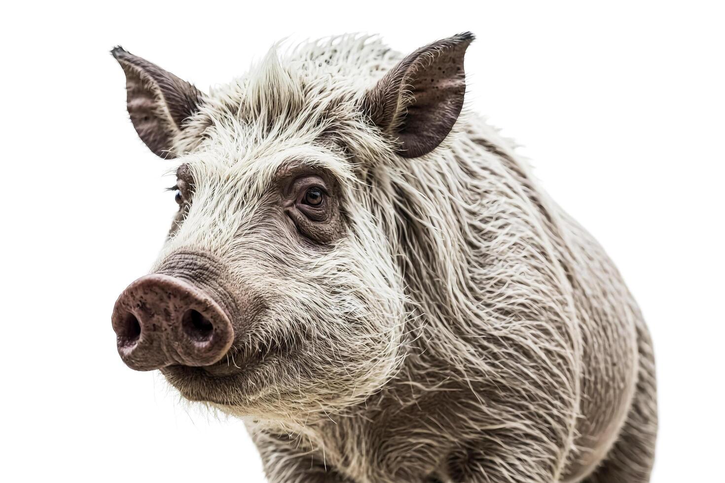 Close-up of a Visayan Warty Piglet photo