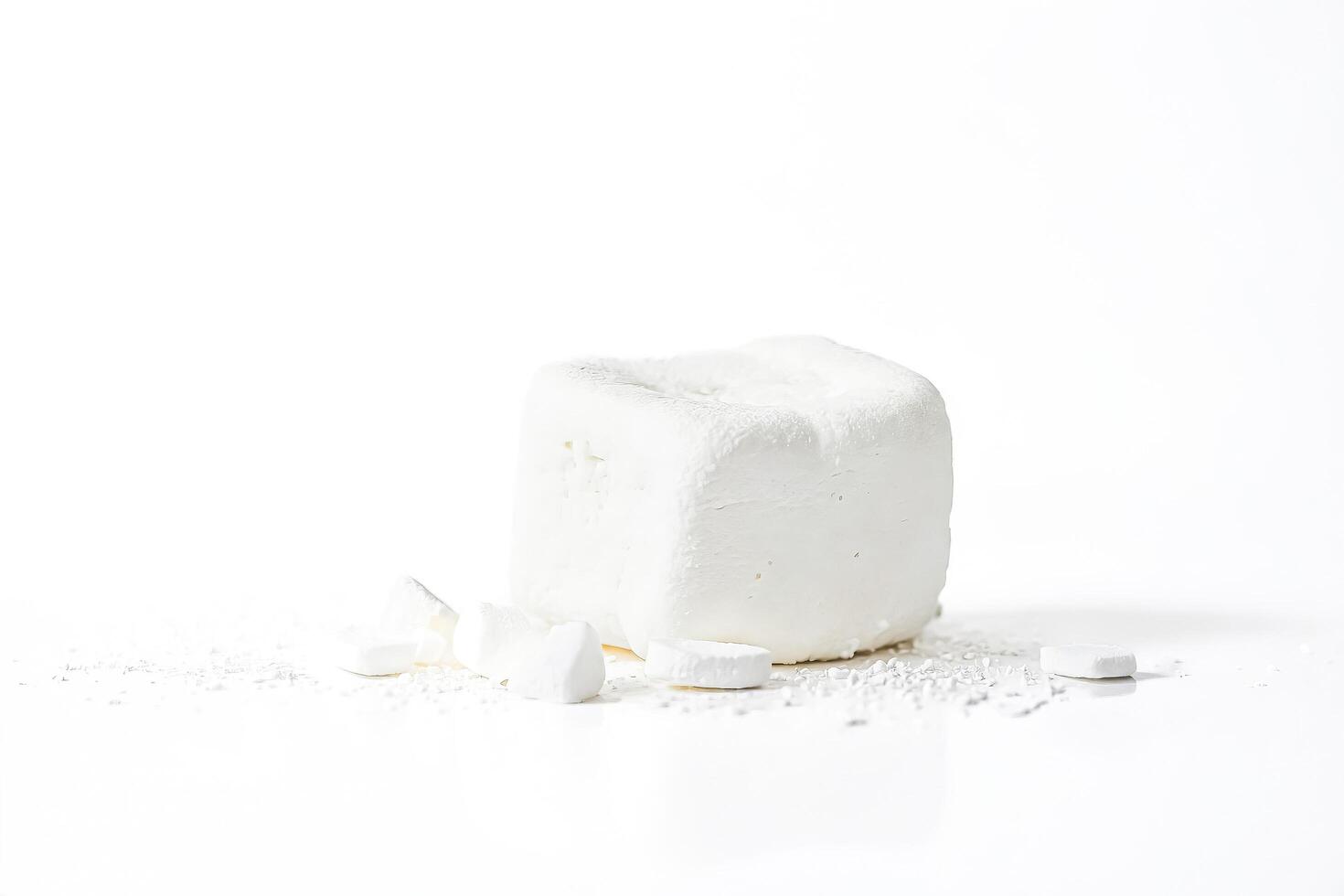 White Cube with Crumbs photo
