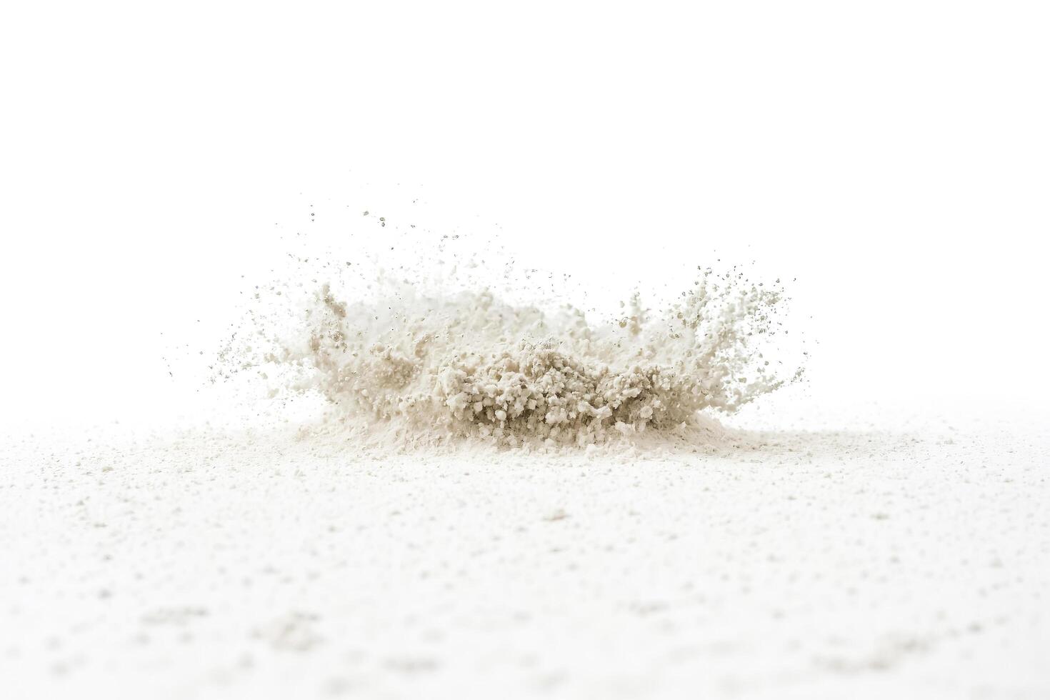 Abstract White Powder Explosion photo