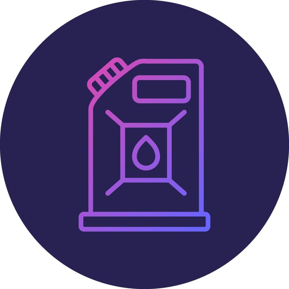 Canister Line Circle Gradient Icon Design vector