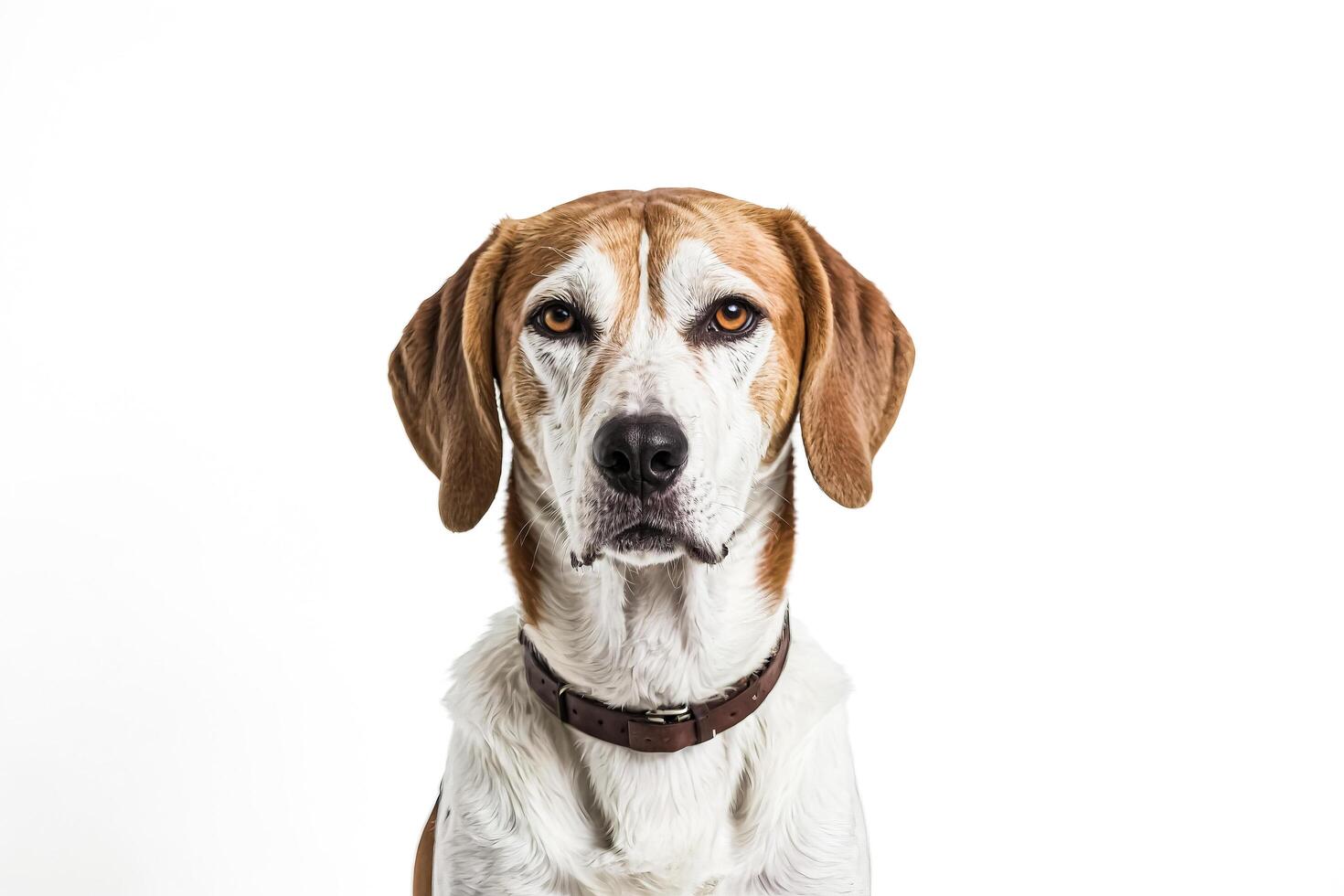 Portrait of a Beagle Dog with Brown Eyes photo