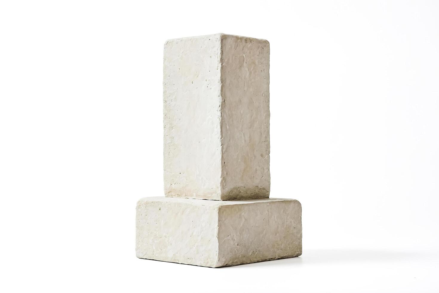 Concrete Two-Tiered Pedestal photo