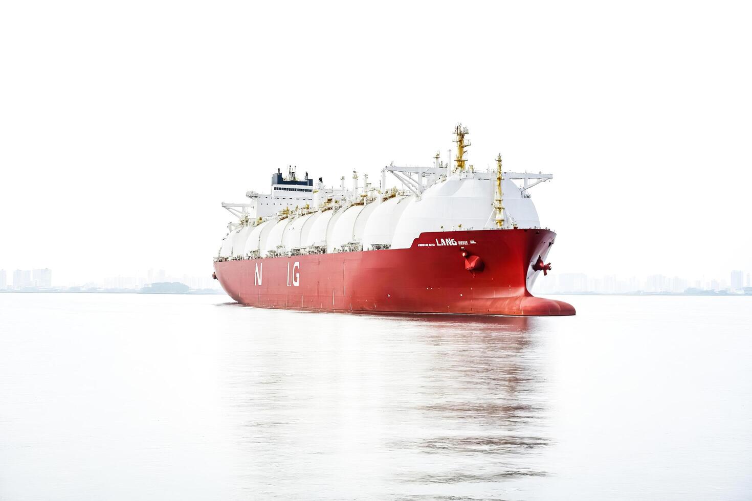 LNG Carrier Ship at Sea photo