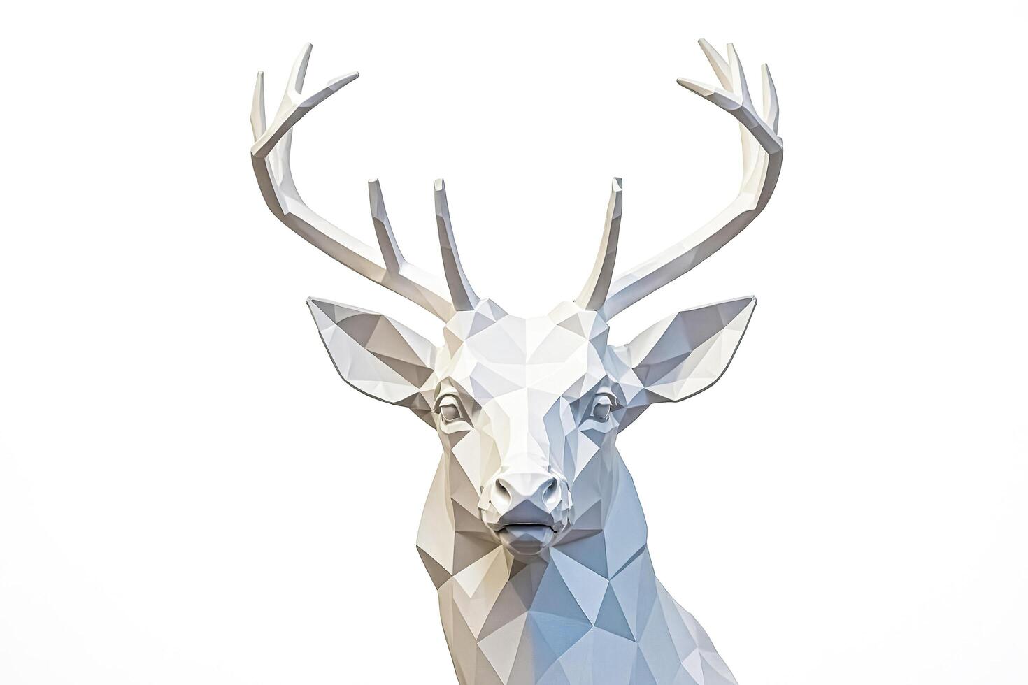 Geometric Deer Head photo