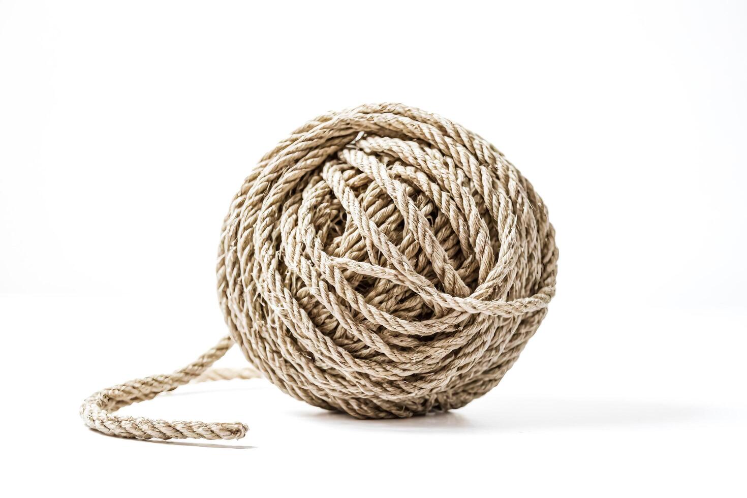 Closeup of a Ball of Rope photo