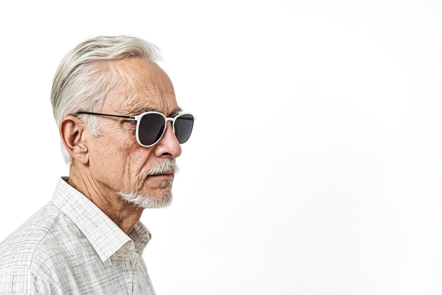 Portrait of a Stylish Senior Man photo
