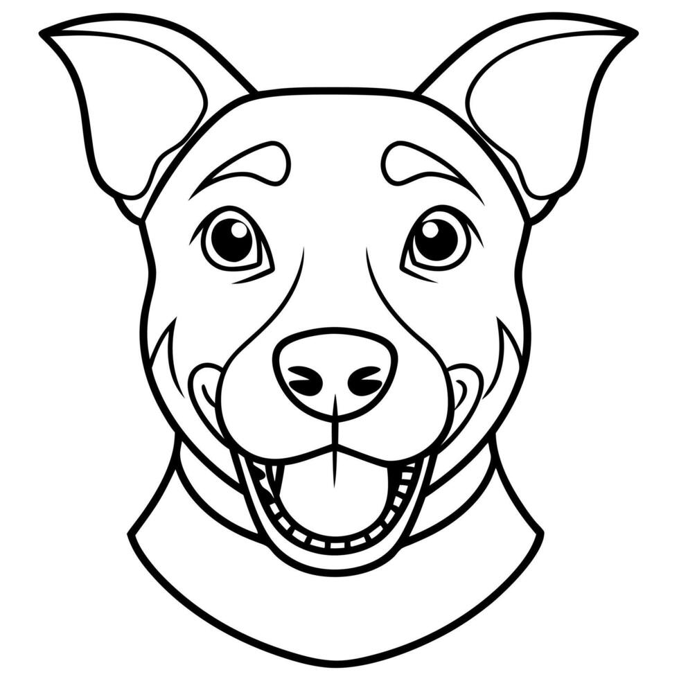 Dalmador dog smiles icon vector