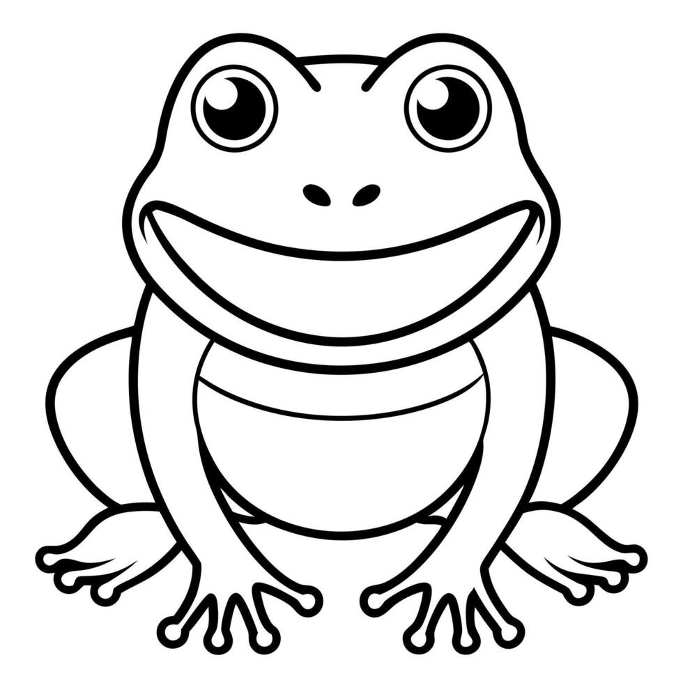 Darwins Frog smiles icon vector