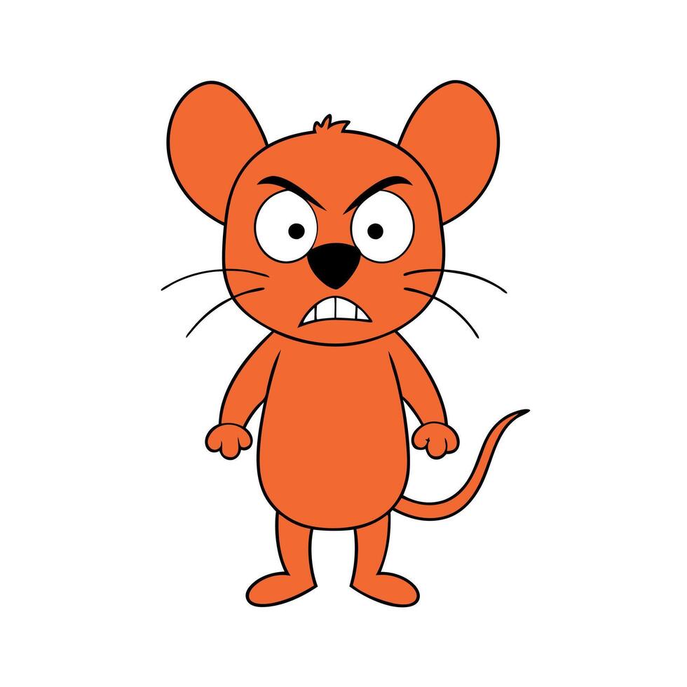 Dassie Rat mouse goes icon vector
