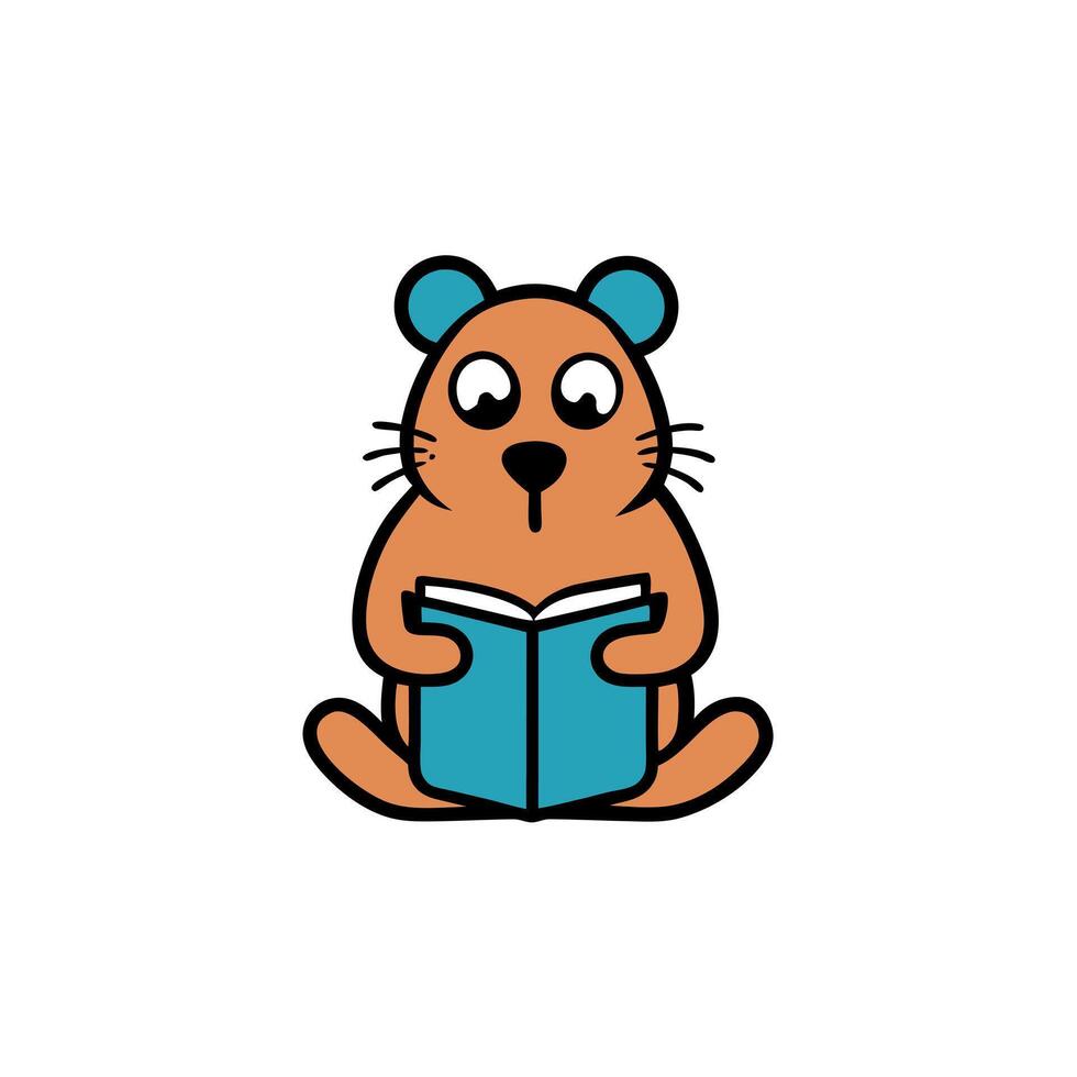Dassie Rat mouse learns icon vector