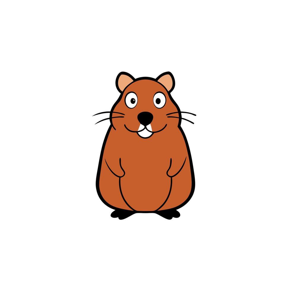 Dassie Rat mouse looks icon vector
