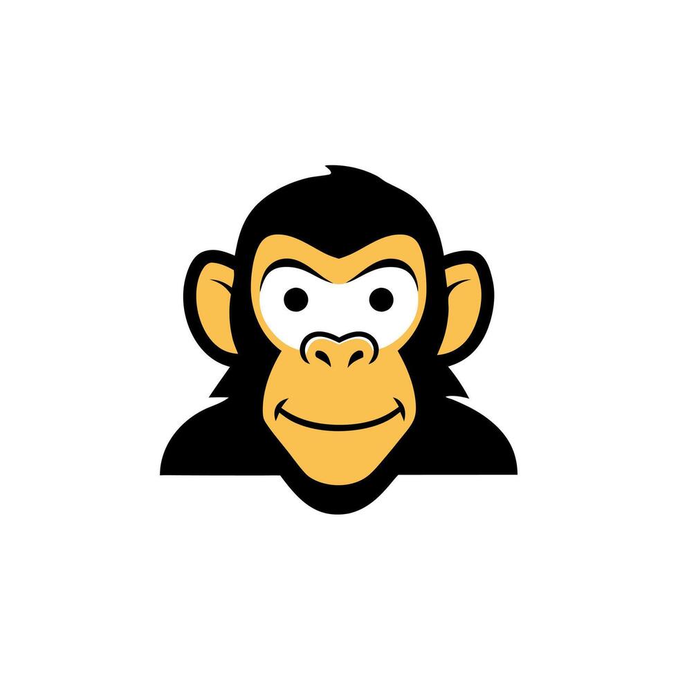 De Brazzas Monkey goes icon vector