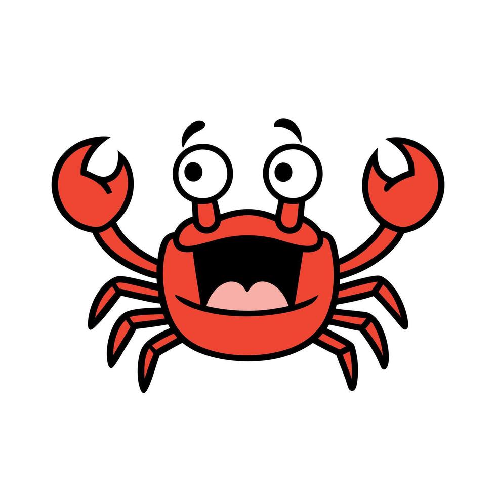 Decorator Crab screams icon vector
